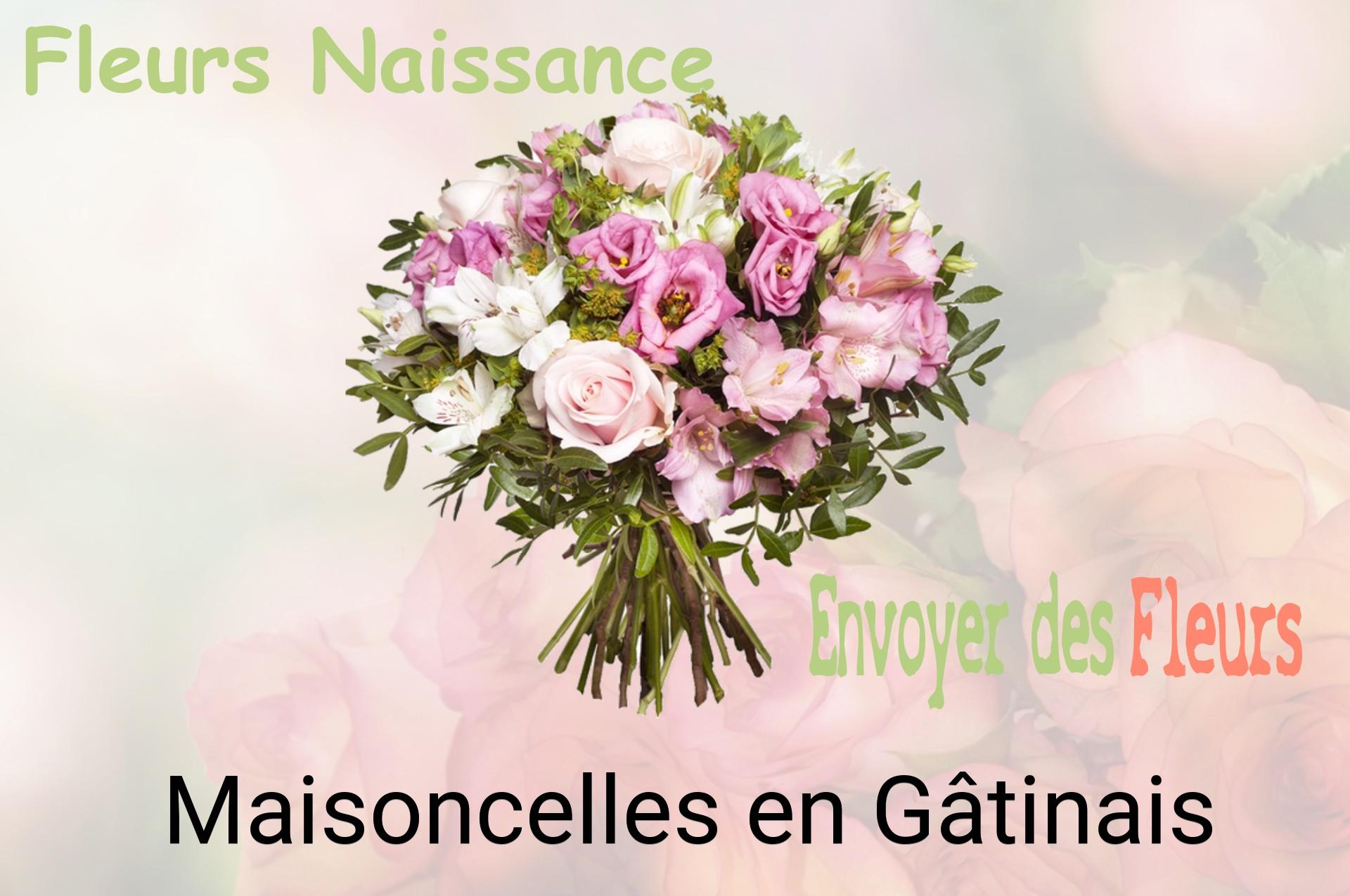 Bouquet de fleurs de naissance livré à Maisoncelles-en-Gâtinais