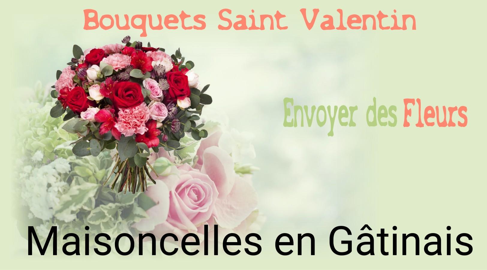 Roses de Saint-Valentin livrées à Maisoncelles-en-Gâtinais